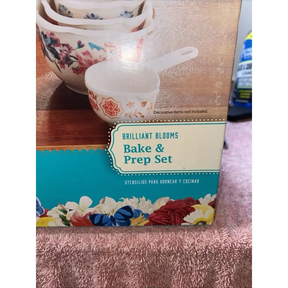 NEW IN BOX Pioneer Woman Bake & Prep Set 20 Pieces Brilliant Blooms